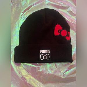 Hello Kitty x Puma Black Beanie